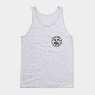 Jamestown Sawmill Logo - Black Lettering Front & Back Tank Top